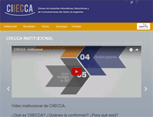 Tablet Screenshot of ciiecca.org.ar